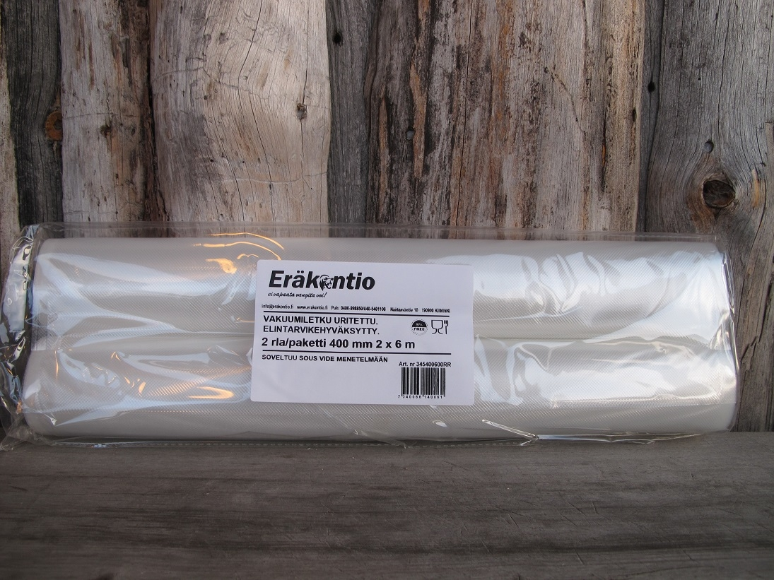 Eräkontio Vakuumiputki 40cm.x6m. 1 Eräkontio Vakuumiputki 40cm.x6m.
